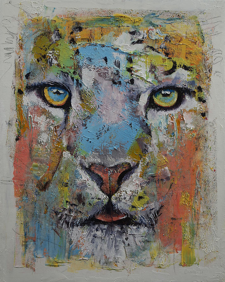 Leopard Painting by Michael Creese