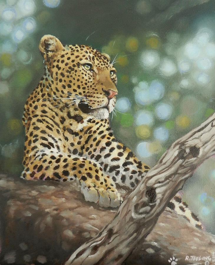 Leopard Painting by Robert Teeling - Fine Art America