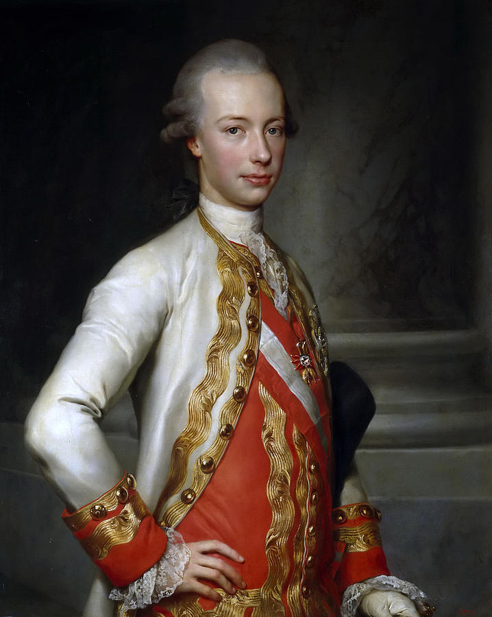 Leopold of Lorraine Grand Duke of Tuscany Painting by Anton Raphael Mengs