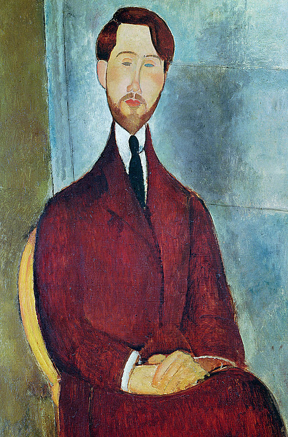 Leopold Zborowski Painting by Amedeo Modigliani