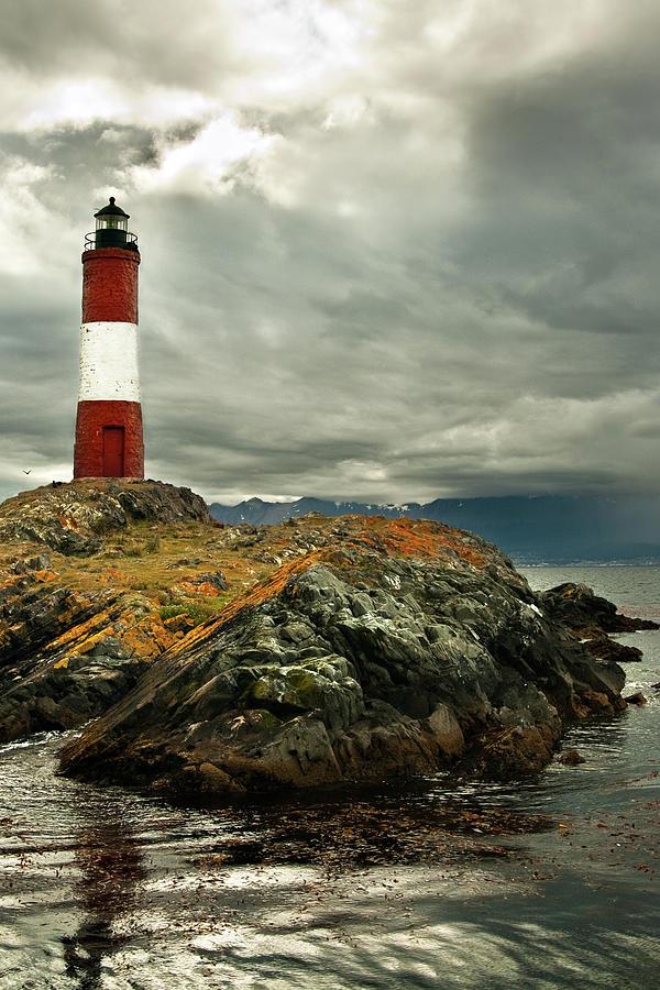Les Eclaireurs Lighthouse At End Of The Photograph by Lauzla