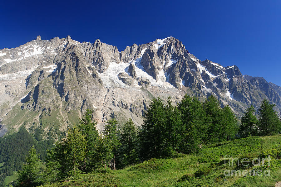 Les Grandes Jorasses - Mont Blanc Photograph by Antonio Scarpi