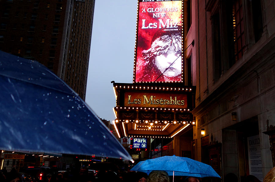 Les Miz on a Rainy Day Photograph by Diane Lent
