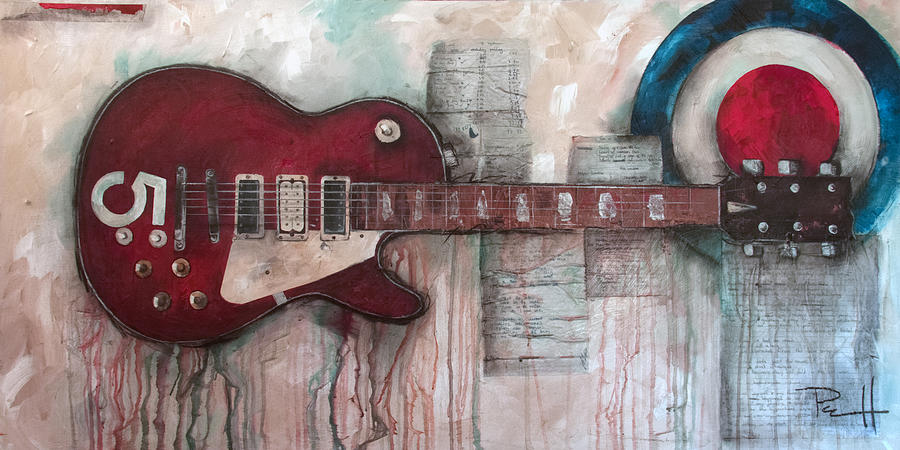 Les Paul Number 5 Painting