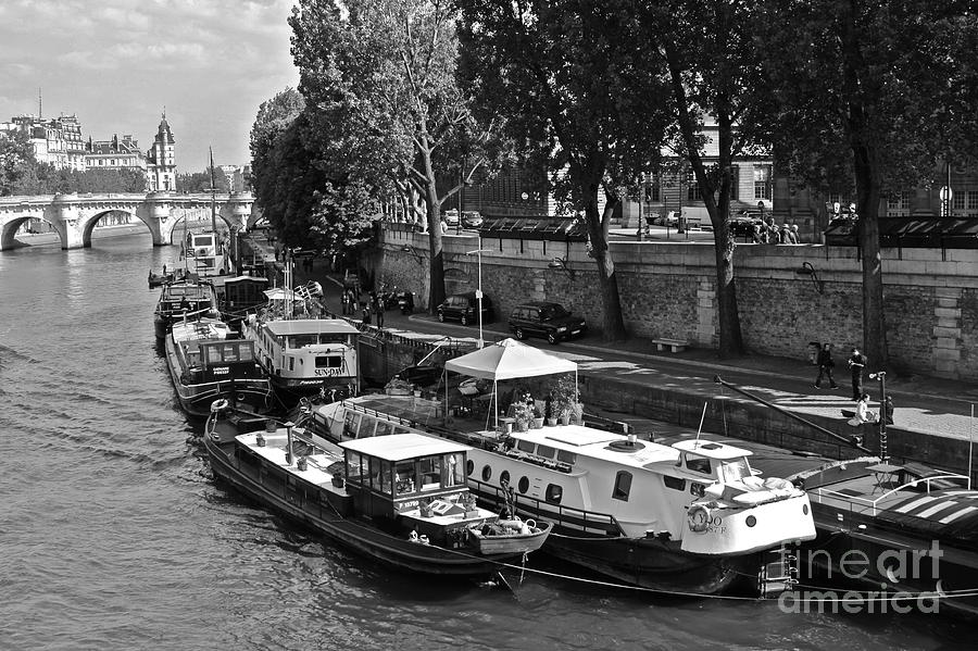 Les Peniches du Seine Photograph by Maureen J Haldeman - Fine Art America