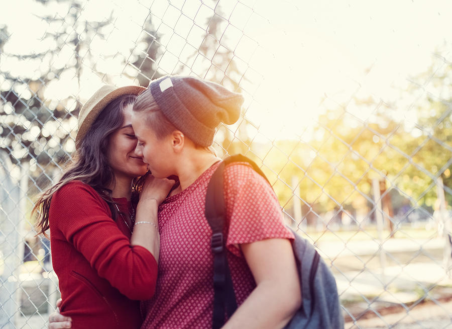 Lesbian couple in love Photograph by Martin Dimitrov