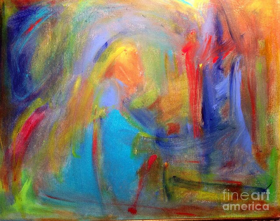 Abstract Painting - LEsprite Dorthe by Tansill Stough