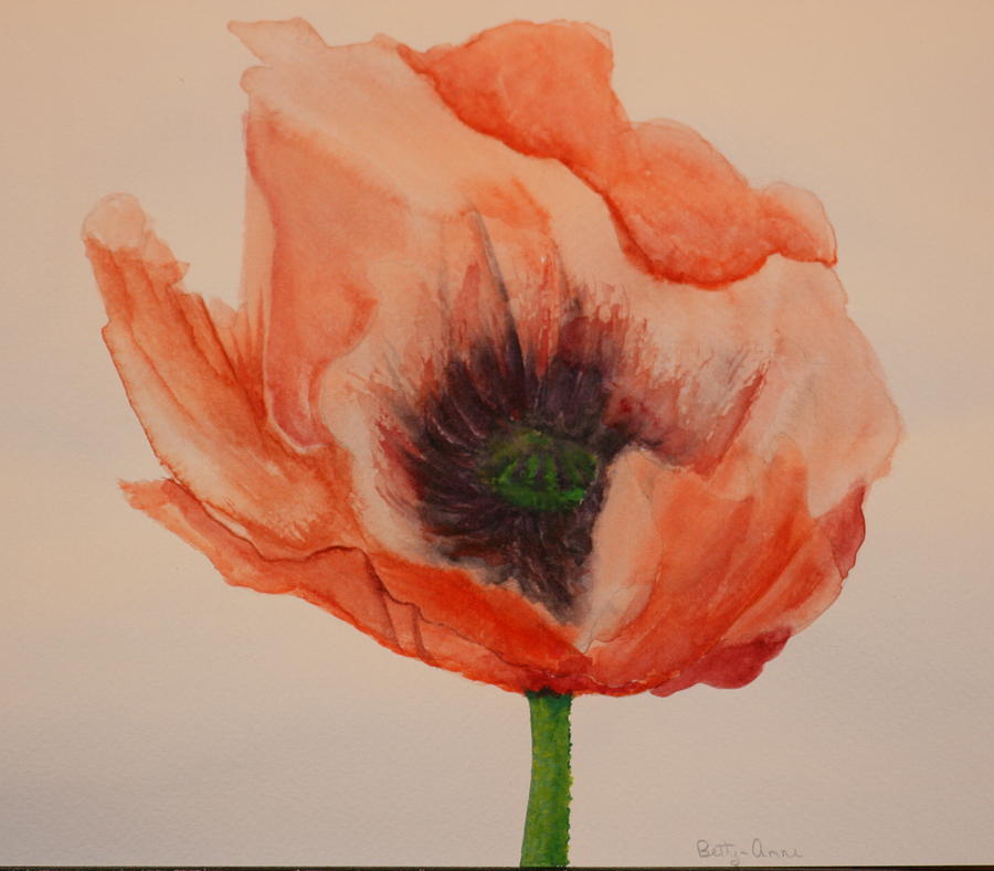 Lest We Forget Painting by Betty-Anne McDonald
