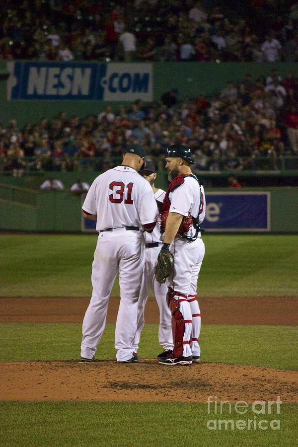 Lester Ross and Pedroia Photograph by Amazing Jules