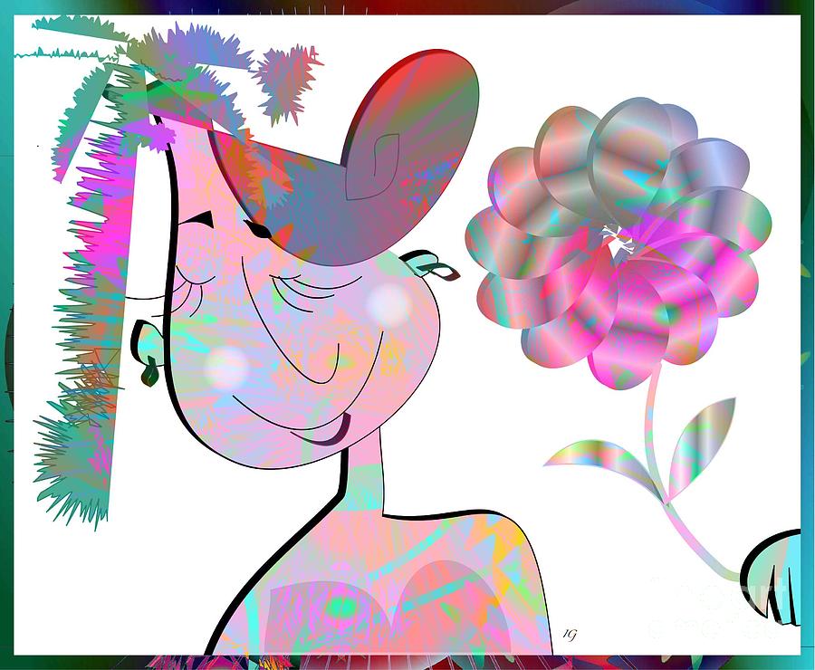 Let flowers speak for you Digital Art by Iris Gelbart