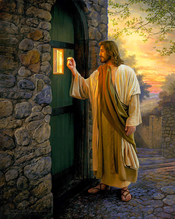 Jesus Painting - Let Him In by Greg Olsen