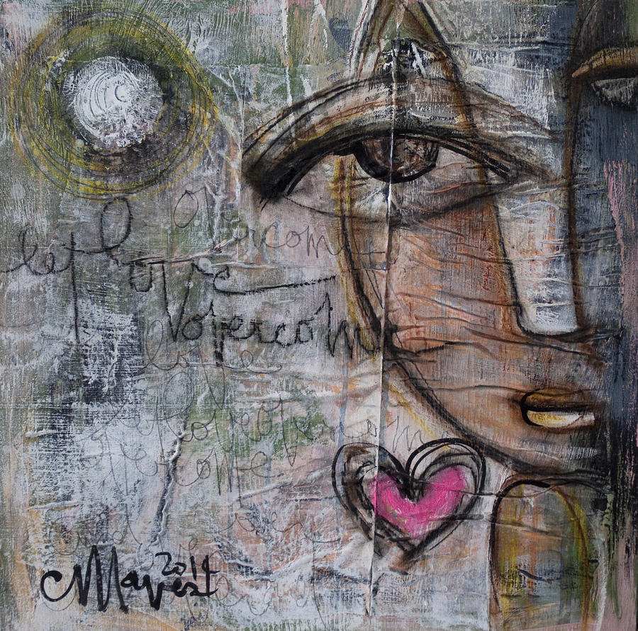 Let Love Overcome Painting by Laurie Maves ART