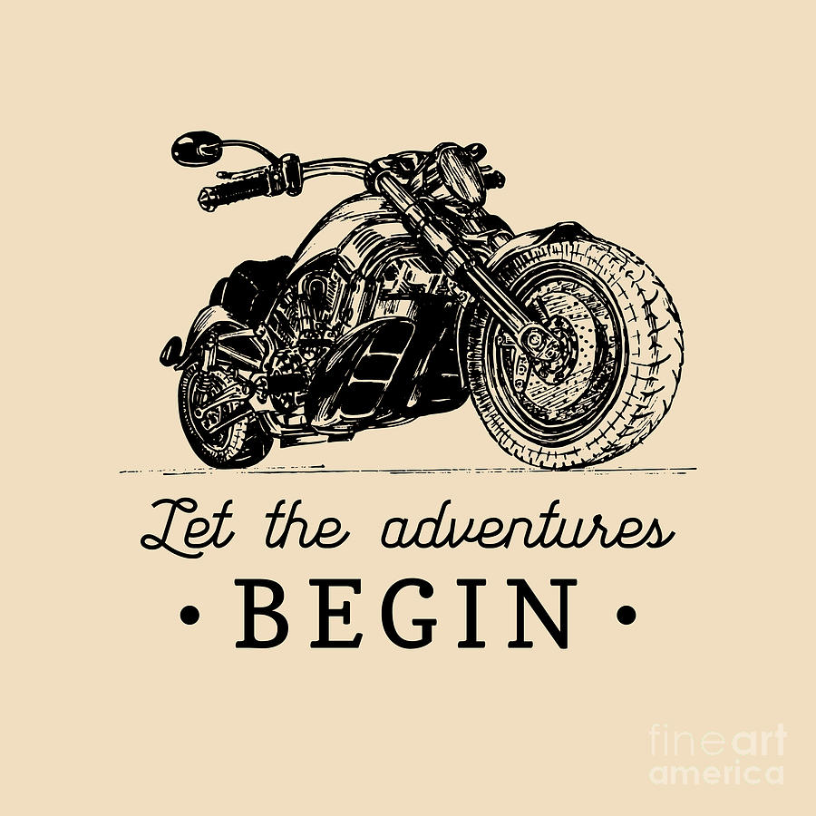 Symbol Digital Art - Let The Adventures Begin Inspirational by Vlada Young Symbol Digital Art - Let The Adventures Begin Inspirational by Vlada Young