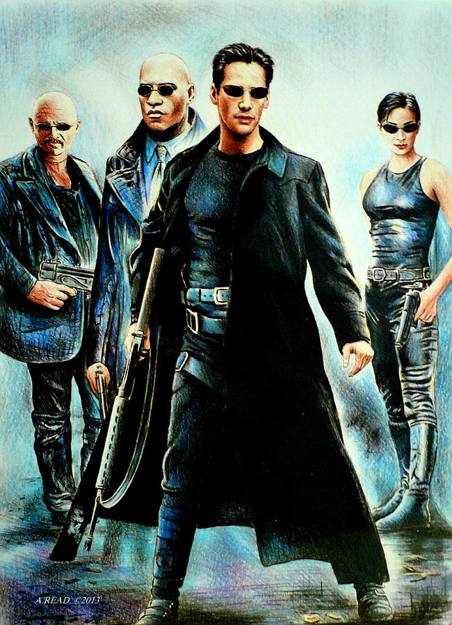 The Matrix Drawing - Let the battle begin by Andrew Read
