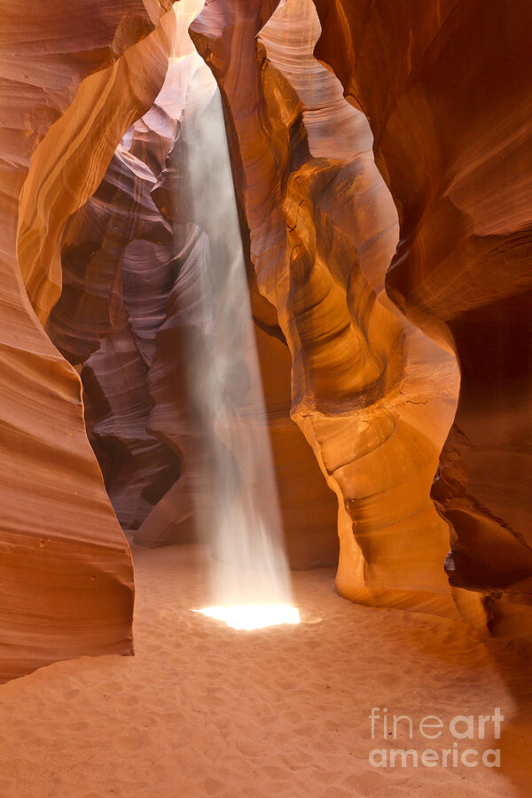 Antelope Canyon Photograph - Let the Light Shine by Bryan Keil