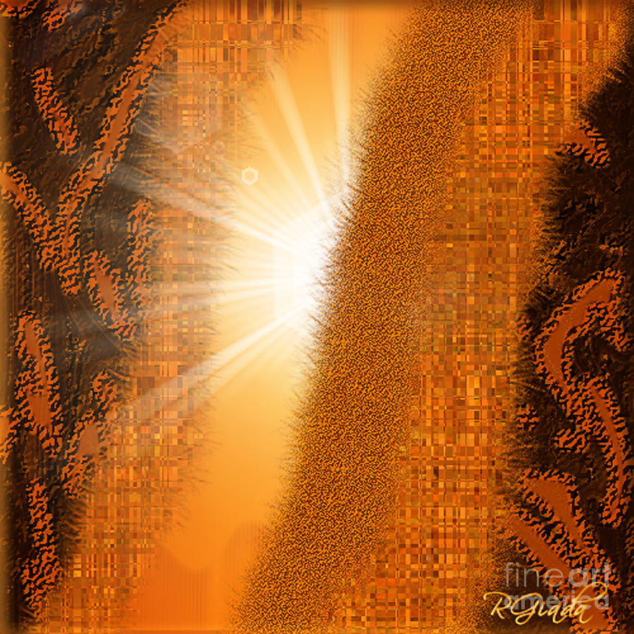 Let the sunshine in - abstract art by Giada Rossi Digital Art by Giada Rossi
