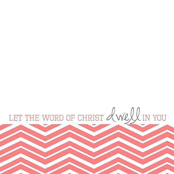 let The Word Of Christ Dwell In You Photograph by Traci Beeson