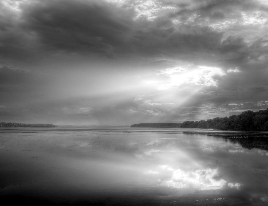 Black And White Photograph - Let There Be Light Black and White by JC Findley