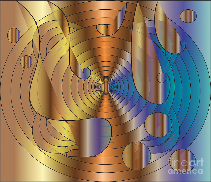 Let there be Music  2 Digital Art by Iris Gelbart