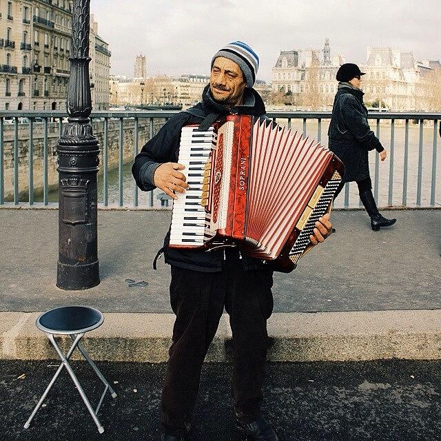 Paris Photograph - Let This Guy Ease You Awake Today by Kaeman Graham