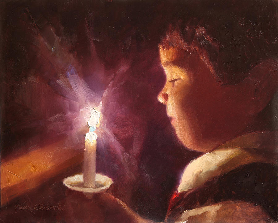 Let Your Light Shine 2 Painting by K Whitworth