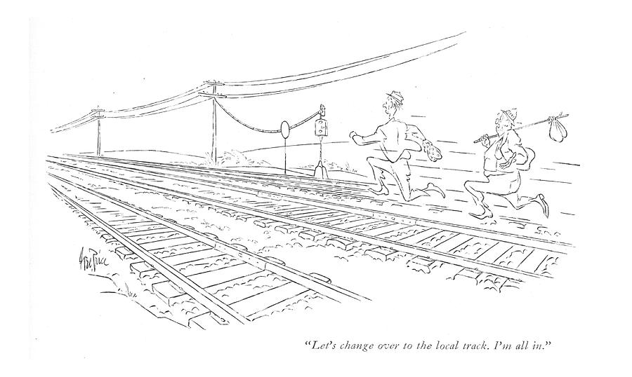 The Local Track Drawing by George Price