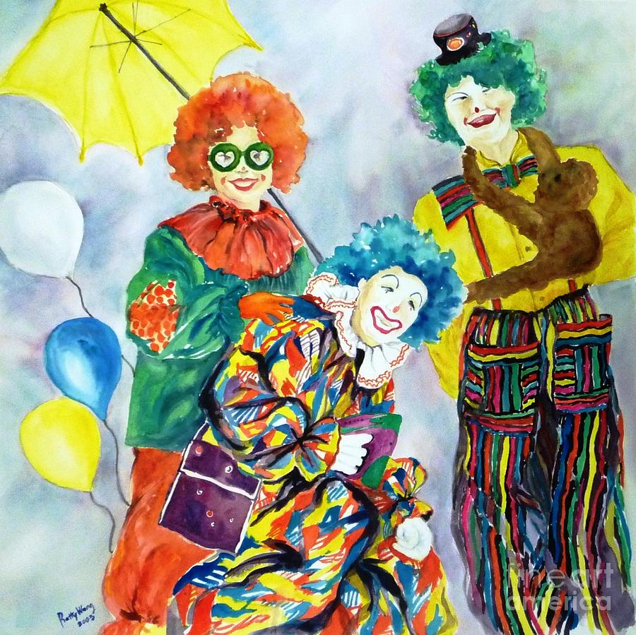 Lets have fun Painting by Betty M M Wong