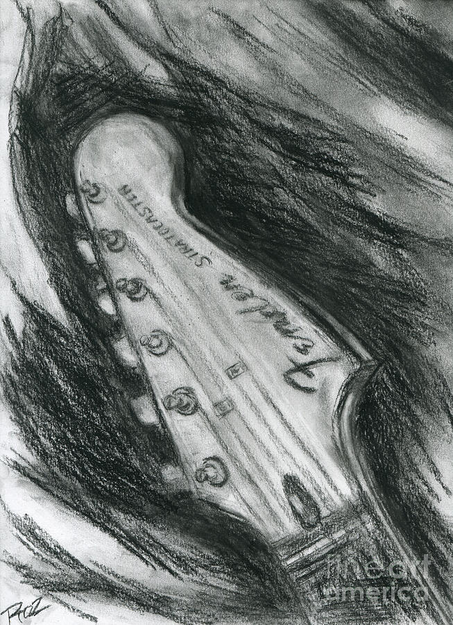Lets Play The Blues Drawing by Classic Visions Gallery
