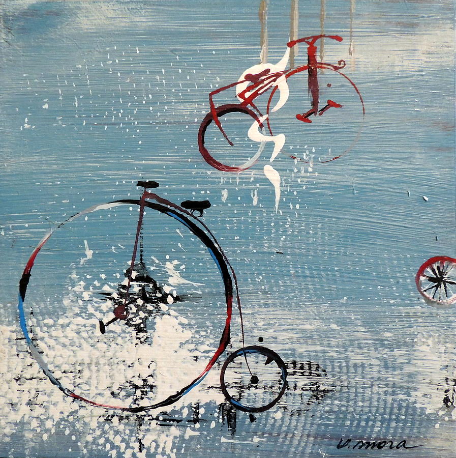 Lets Ride II Painting by Vivian Mora