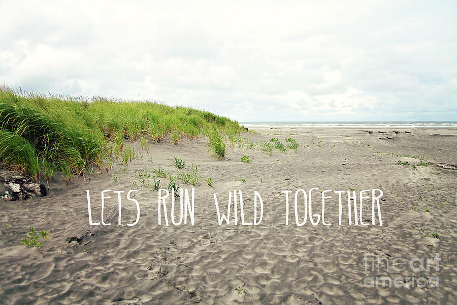 Lets Run Wild Together Photograph by Sylvia Cook
