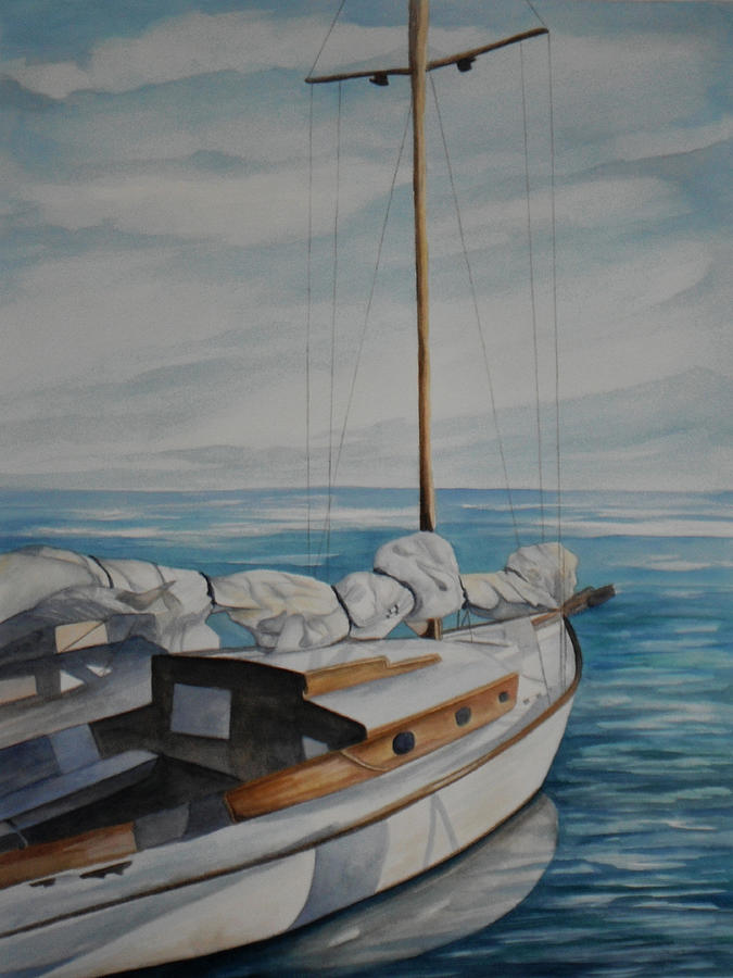 Nature Painting - Lets Sail by Rosie Brown