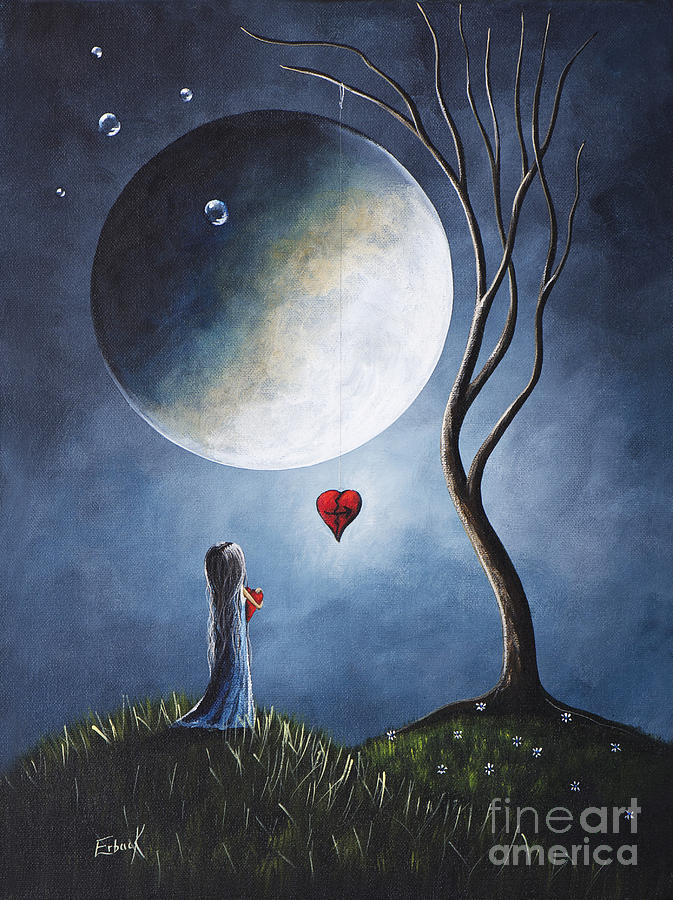 Fantasy Painting - Lets See If They Can Help Us by Shawna Erback by Moonlight Art Parlour