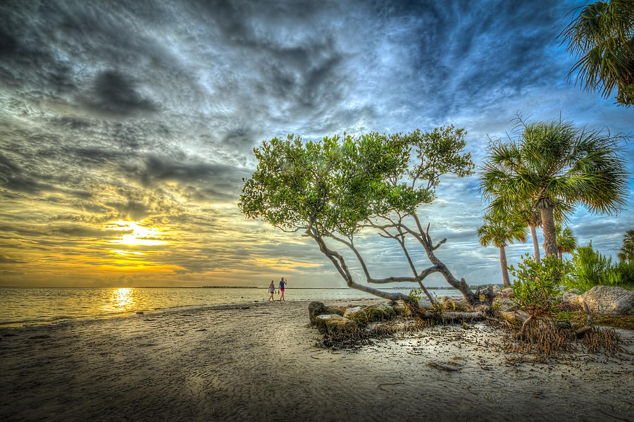 Florida Sunset Photograph - Lets Stay Here Forever by Marvin Spates