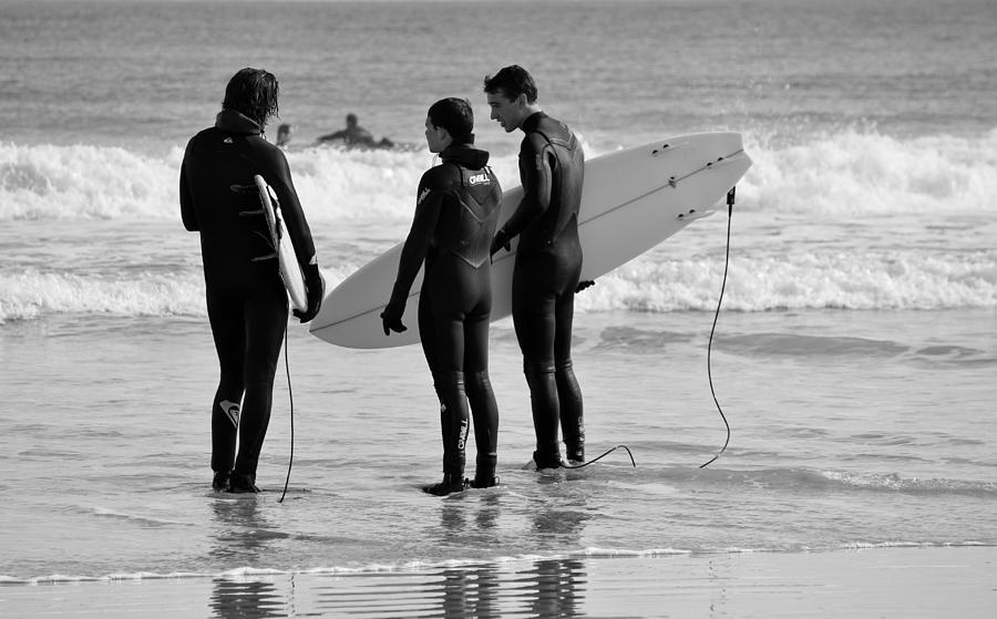 Sports Photograph - Lets Surf  by Cynthia Guinn