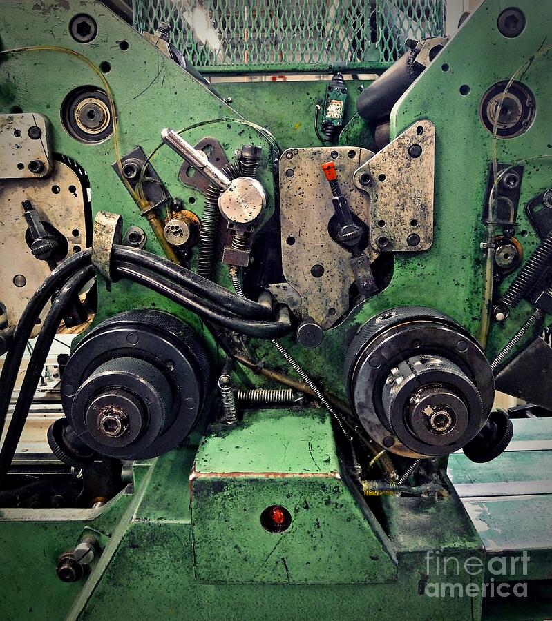 Letterpress Machine Photograph by Patricia Strand