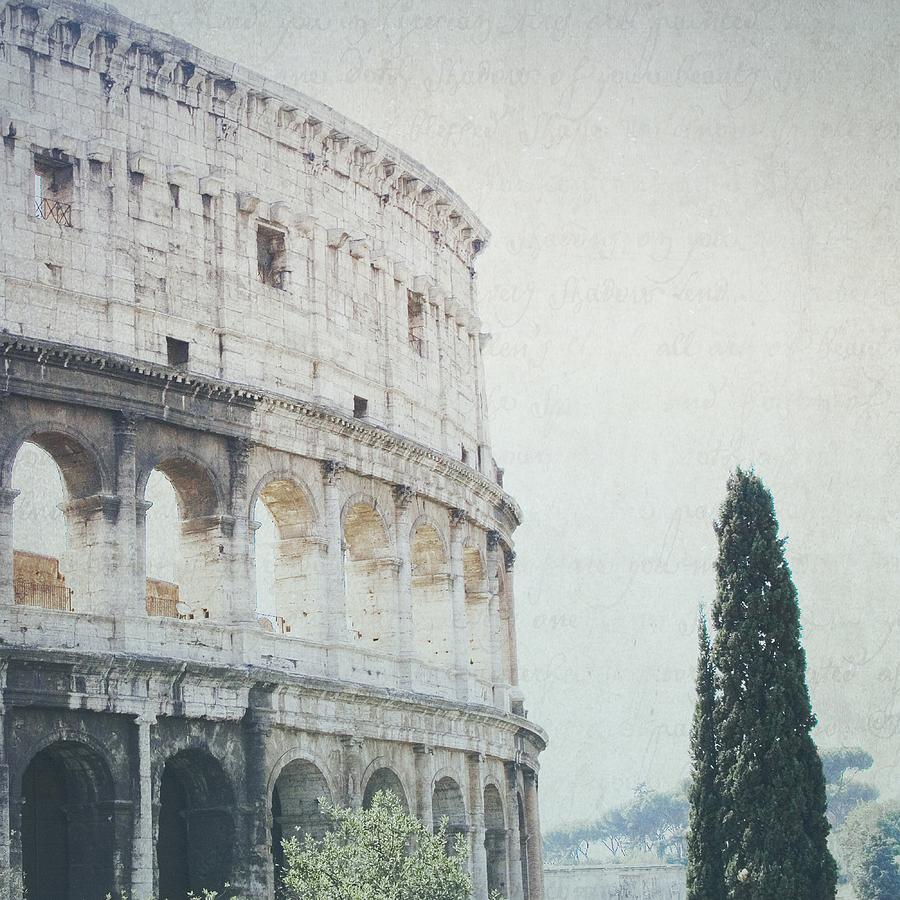 Letters From The Colosseum II - Rome Photograph