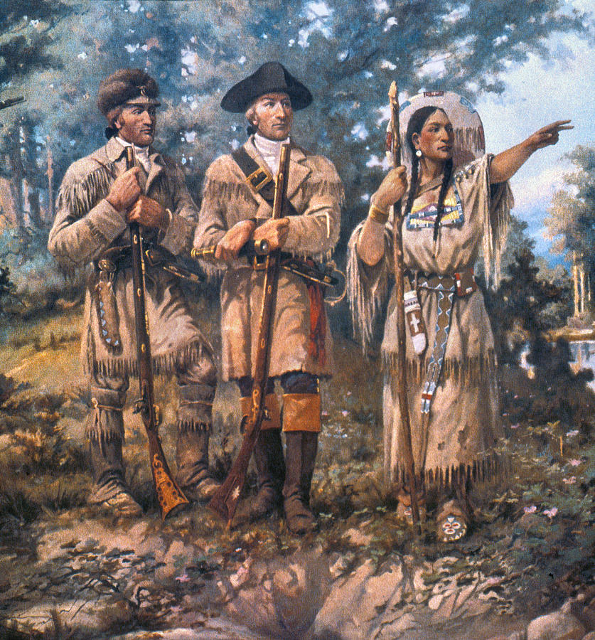 Lewis And Clark, 1805 Painting by Granger