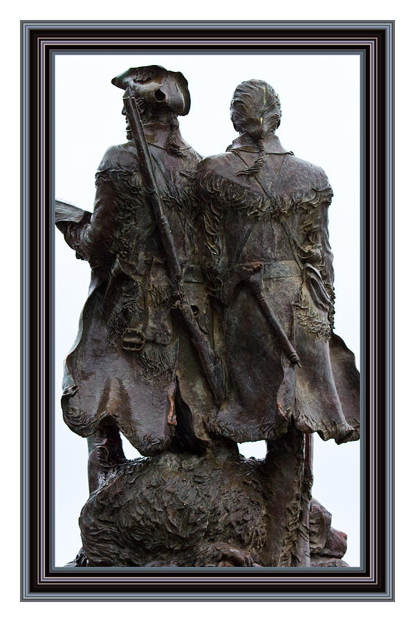 Lewis and Clark Bronze Statue Photograph by Marie Jamieson