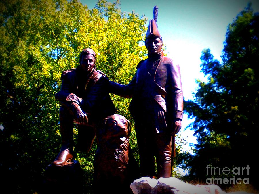 Lewis and Clark in Lomo Photograph by Kelly Awad