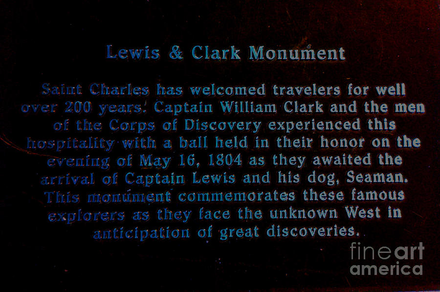 Lewis and Clark Monument Photograph by Kelly Awad