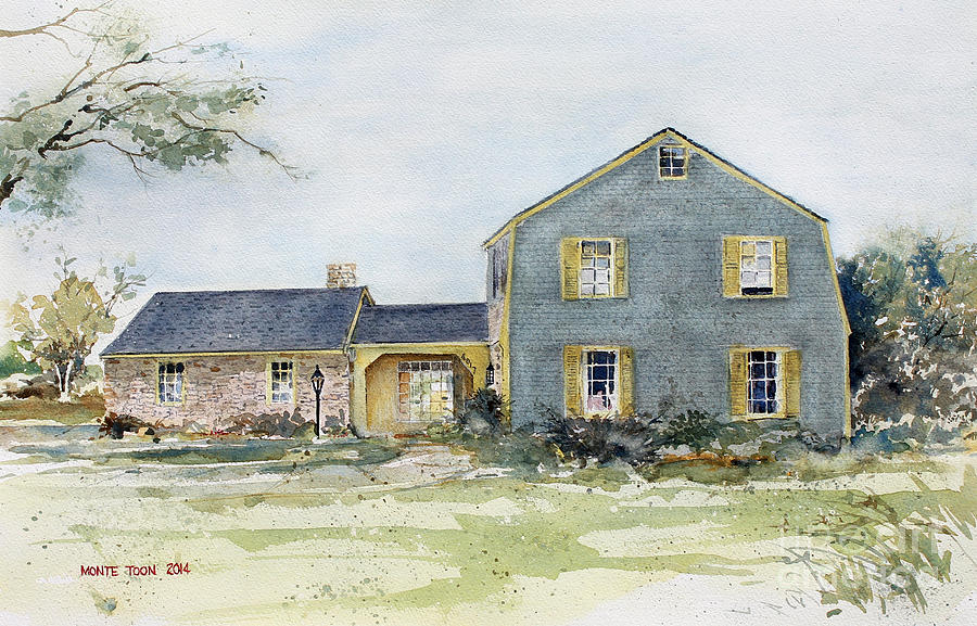 Lewis Price Family Home Painting by Monte Toon