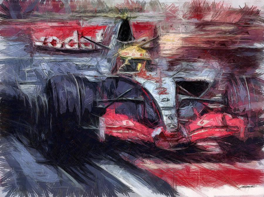 Lewis Painting by Tano V-Dodici ArtAutomobile