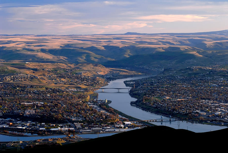 Lewiston, Id And Clarkston, Wa Photograph by Theodore Clutter