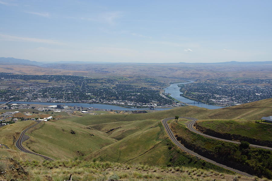 Lewiston Idaho and Clarkston Washington Photograph by Ron Roberts