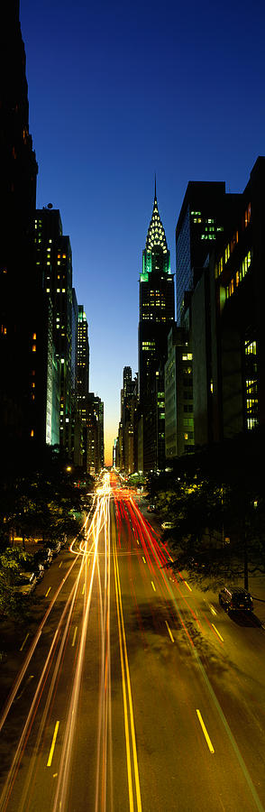 Skyscraper Photograph - Lexington Avenue, Cityscape, Nyc, New by Panoramic Images