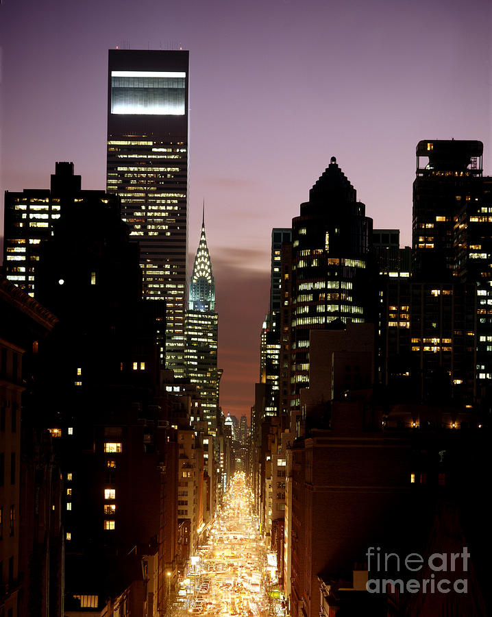 Lexington Avenue, New York City Photograph by Rafael Macia