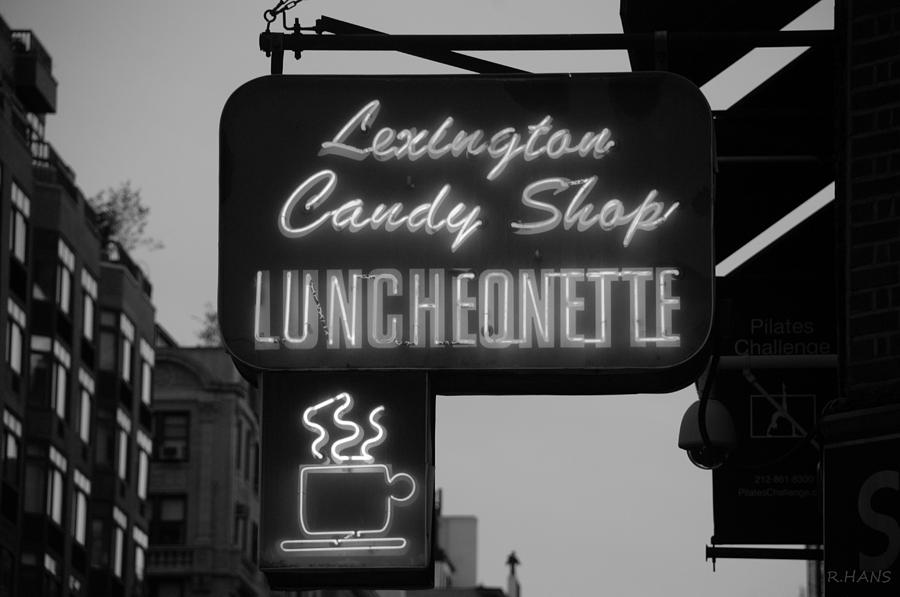 LEXINGTON CANDY SHOP in BLACK AND WHITE Photograph by Rob Hans