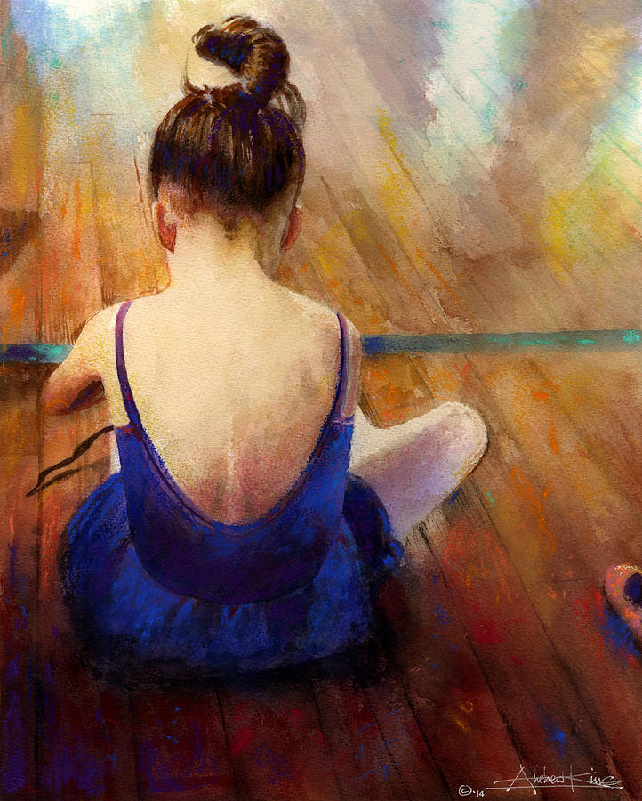 Ballet Painting - LG by Andrew King