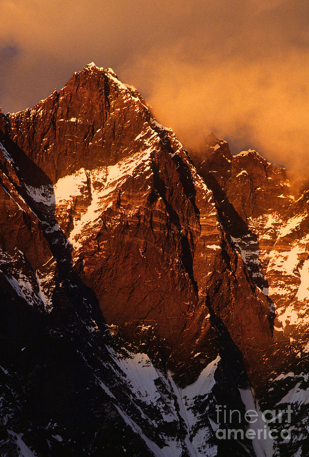 Lhotse Peak - Khumbu District Nepal Photograph by Craig Lovell