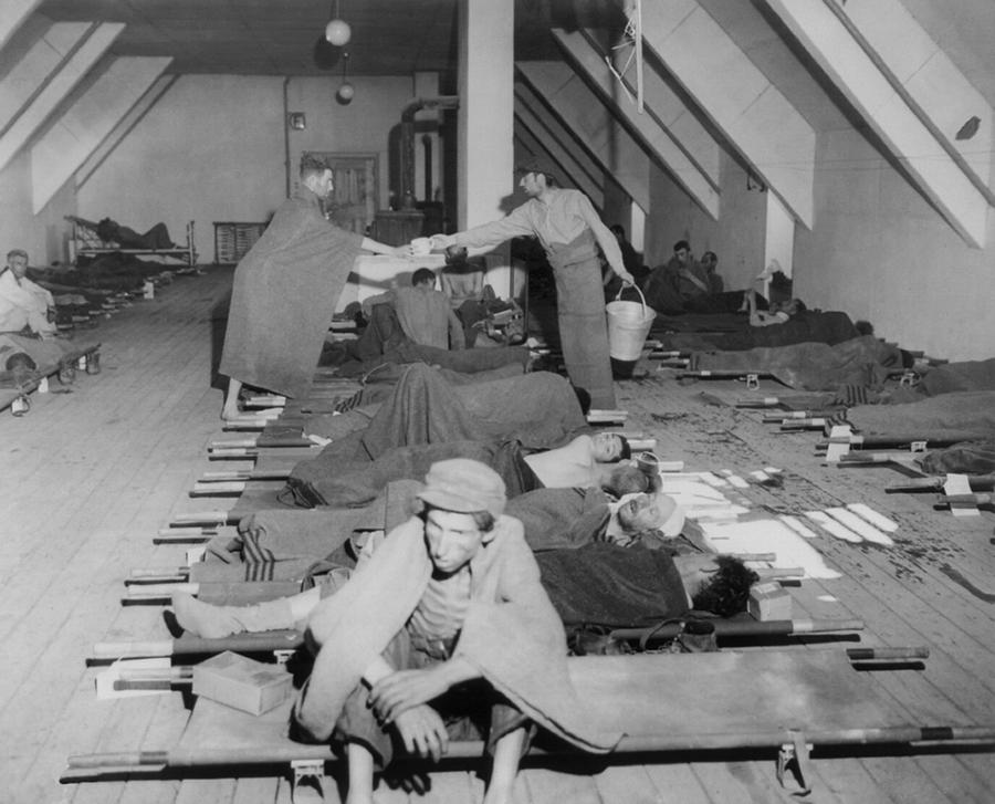 Liberated Hungarian Jews In Facilities Photograph by Everett